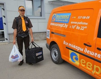 В Гродно заработала служба доставки продуктов из гипермаркета «Евроопт»