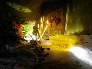 Празднование Медового Спаса «Маковеев цветок» на берегу реки Остер