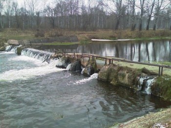 В Житковичском районе Припять размыла 10 метров дамбы