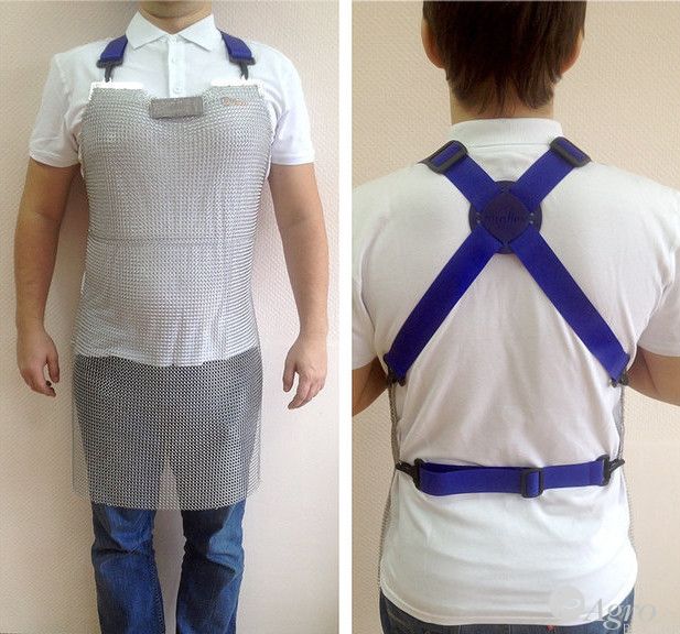 Фартук кольчужый Niroflex apron. 85x60 см