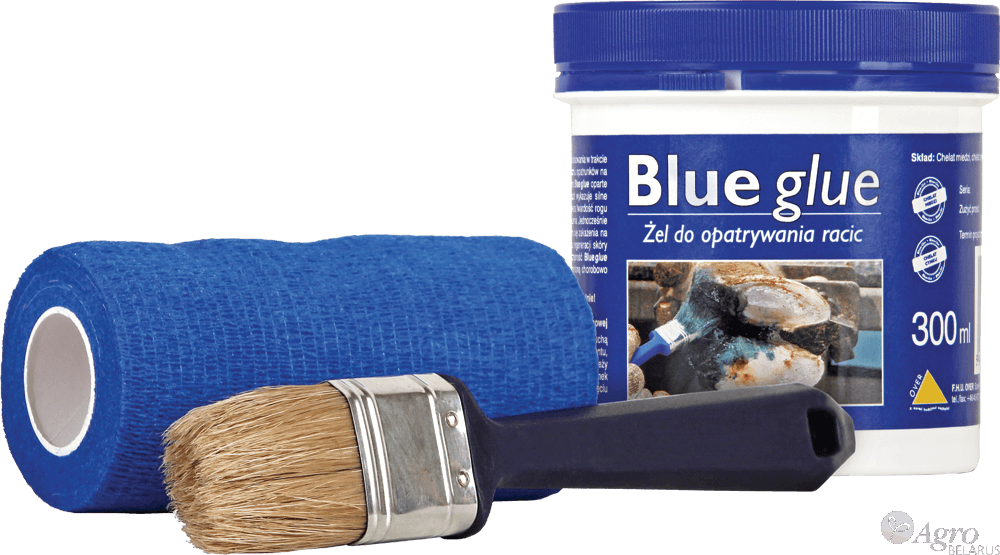    BLUE glue