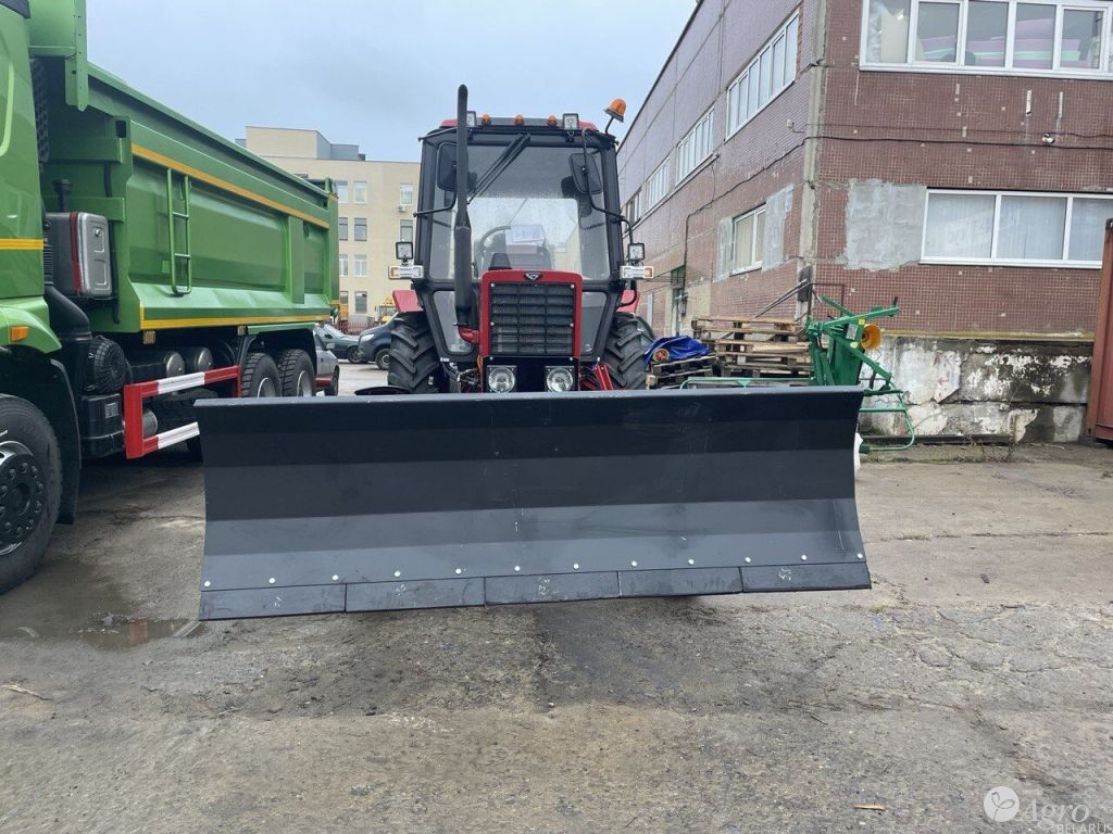 Отвал передний для снега с гидроповоротом МТЗ-80/82