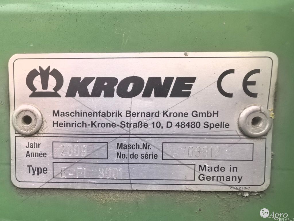 Подборщик валков Krone Easy Flow 3001 б/у