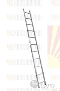 Лестница приставная, 11 ступеней, высота 3,13 м, 97831