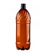 Бутылка полимерная ПЭТ 1,5л (под газ) коричневая ЭКООО