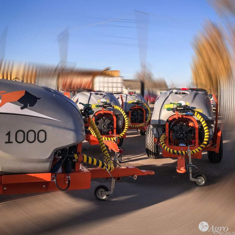 Опрыскиватель ЗУБР ПВ с двухвентиляторной приставкой “Колонна 2К”