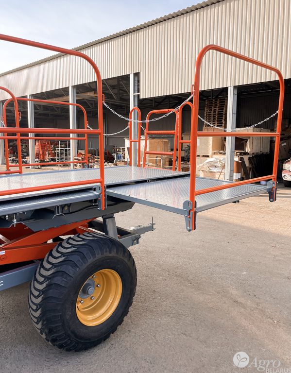 Платформа прицепная садовая для обрезки сада ППС