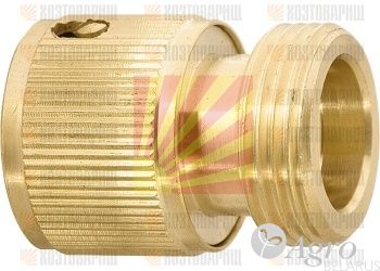 66275 Соединитель латунный PALISAD 3/4" с внешней резьбой
