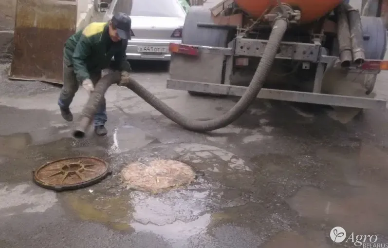 Ассенизаторская машина в Минске, Минском районе