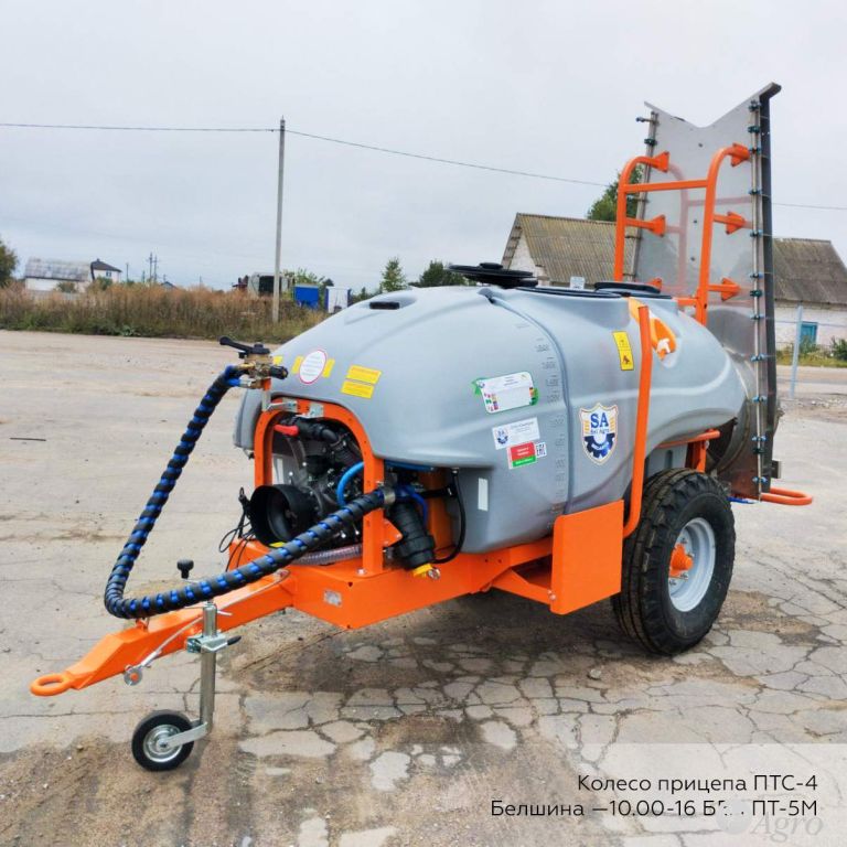 Опрыскиватель ЗУБР ПВ с двухвентиляторной приставкой “Колонна 2К”