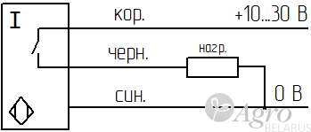 Датчик индуктивный weiltek iD-2P40.12.26-PD4
