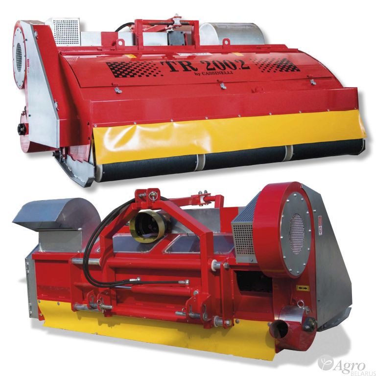 Комбайн-подборщик TR 200.2 с подъёмником для сбора орехов