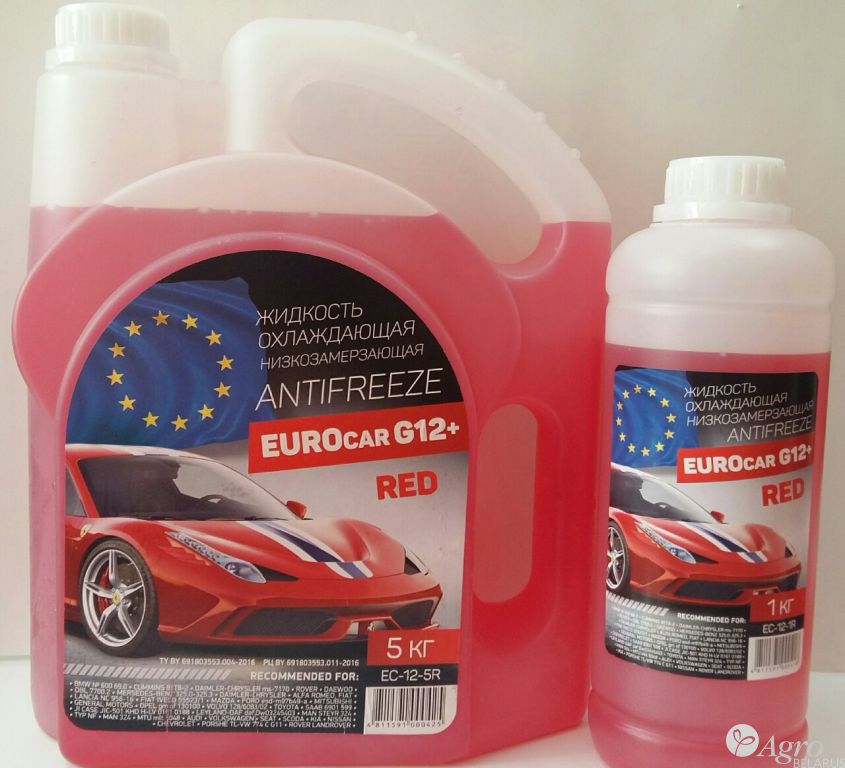 Антифриз Eurocar Red (Красный) G12