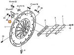 Лопатка швыряющая ПКК 0100140 для КЗР-10