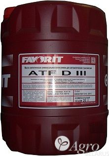 Масло трансмиссионное Favorit ATF D III (20 литров)