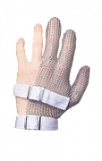 Перчатка кольчужная niroflex fm+ на три пальца