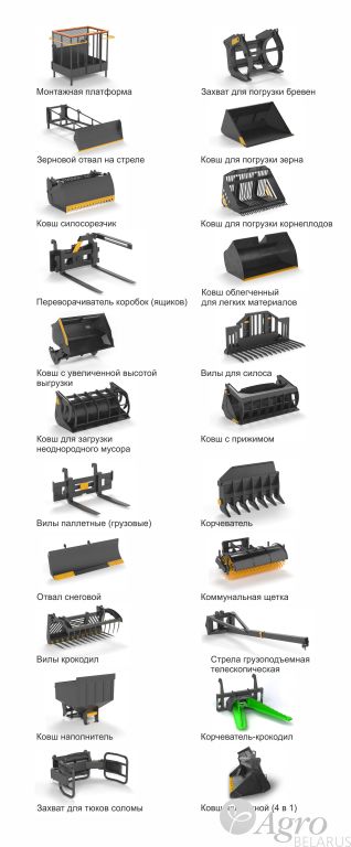 Оборудование навесное для погрузчиков Gerr