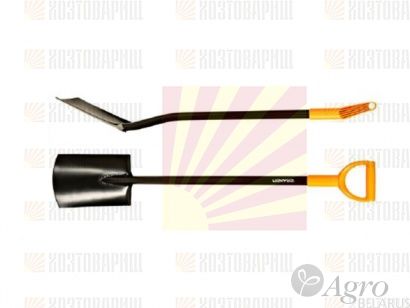 131403 Лопата штыковая с закругленным лезвием FISKARS Solid