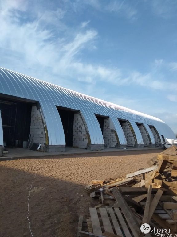 Гараж арочный бюджетный