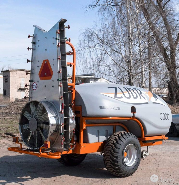 Опрыскиватель ЗУБР ПВ с двухвентиляторной приставкой “Колонна 2К”