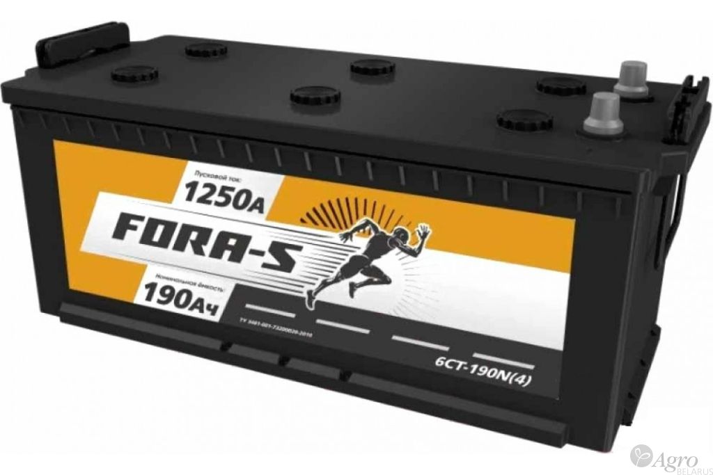 Аккумулятор FORA-S 190 (3) евро +/- клемма конус
