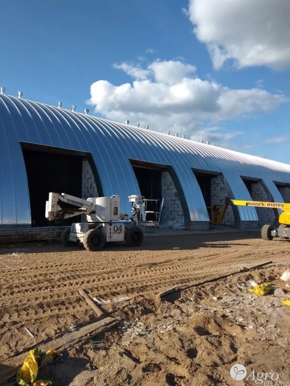 Гараж арочный бюджетный