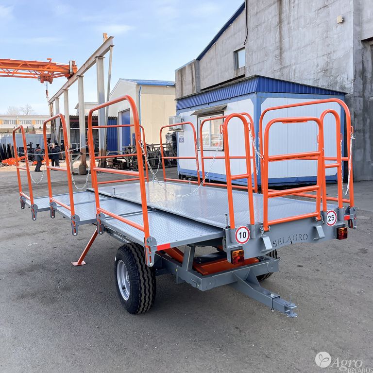 Платформа прицепная садовая для обрезки сада ППС