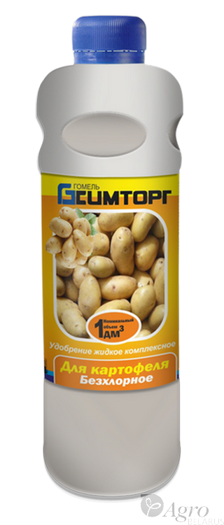Удобрение жидкое комплексное (бесхлорное) для картофеля