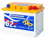 Батарея аккумуляторная автомобильная 6СТ-62NR ПАЗ