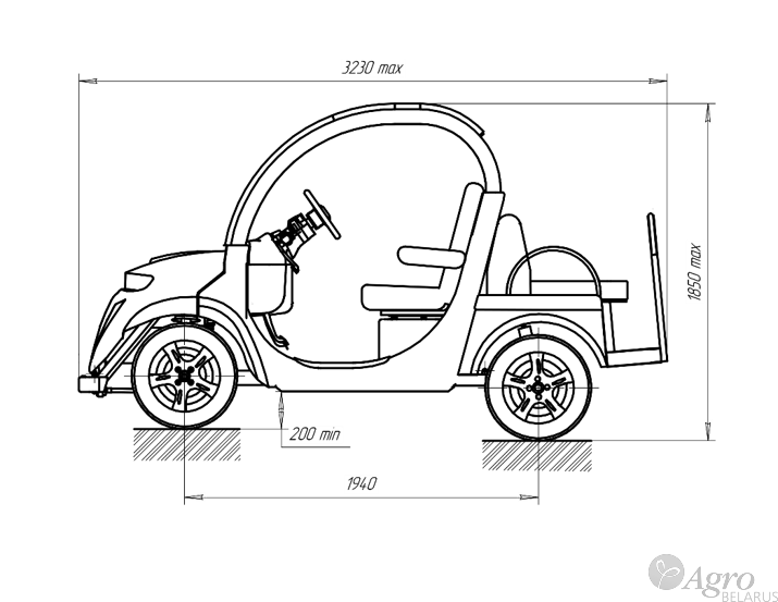 Элекар 5Е-TIGARBO 2 + 2 (4х4)