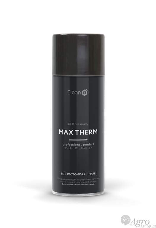 Эмаль термостойкая антикоррозионная Elcon Max Therm (Аэрозоль 520 мл)