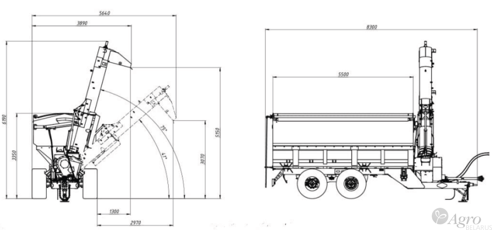 Бункер-перегрузчик Gritan БНП-201