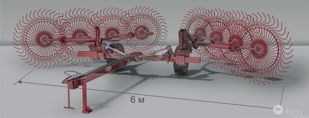 Грабли колесно-пальцевые Kolibri V ГКП-600