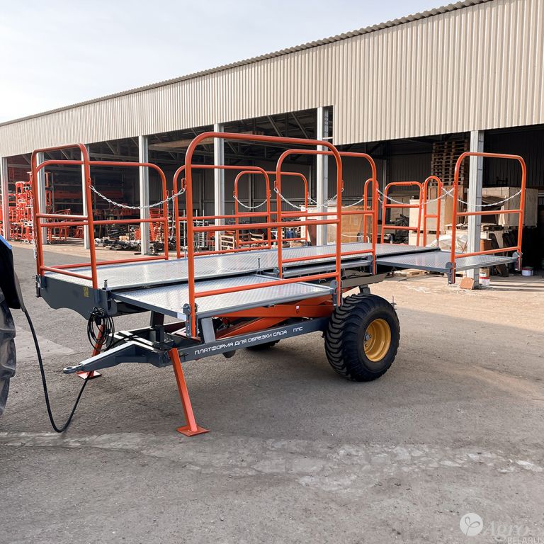 Платформа прицепная садовая для обрезки сада ППС