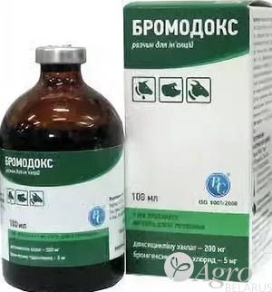 Препарат антибактериальный Бромодокс (раствор для инъекций)
