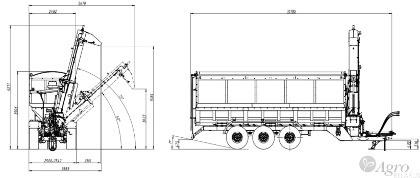 Бункер-перегрузчик Gritan БНП-401