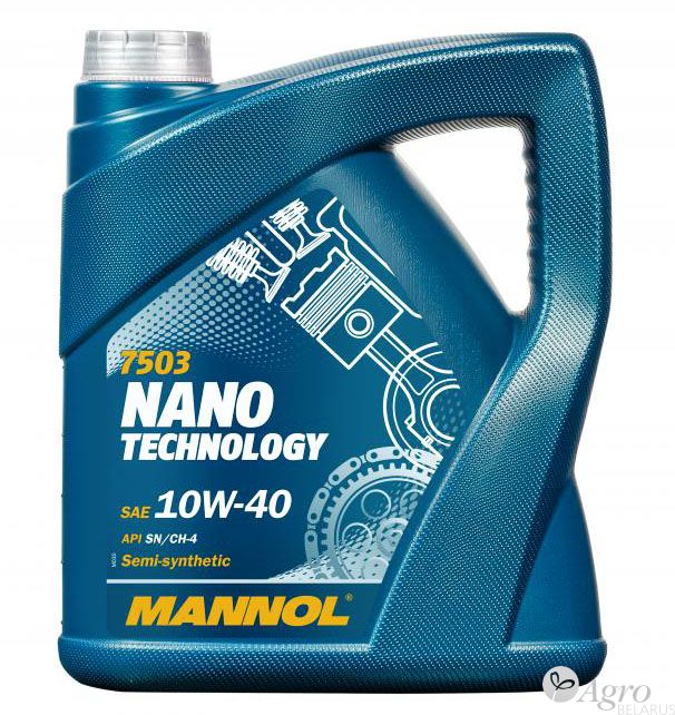 Масло моторное MANNOL Nano Technology 10W-40 API SM/CF