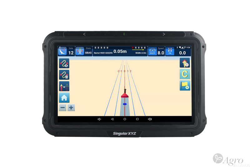 Навигатор полевой SAGRO10 со спутниковой системой навигации