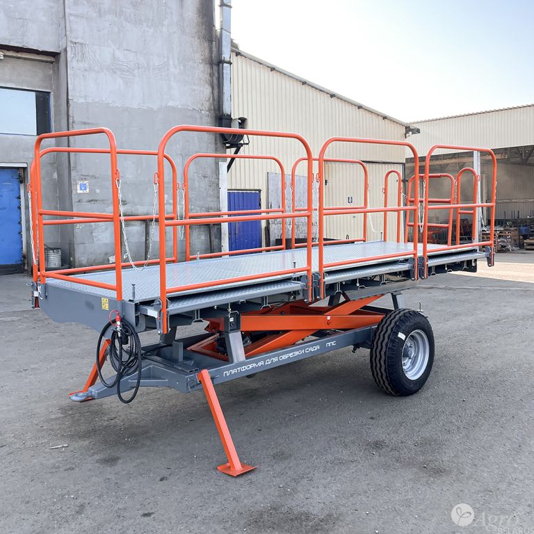 Платформа прицепная садовая для обрезки сада ППС