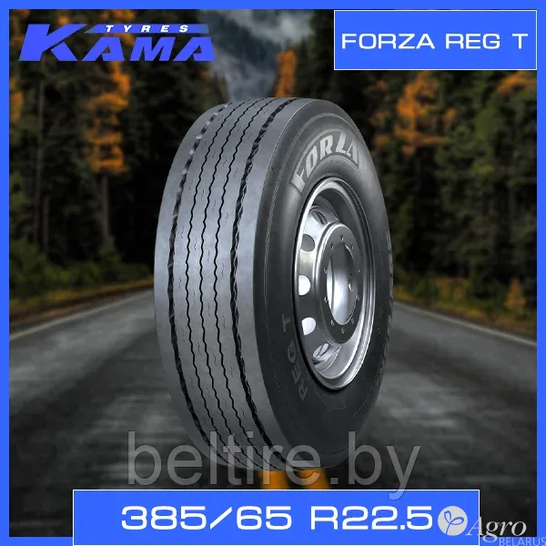 Шина 385/65 R22.5 прицепная FORZA REG T