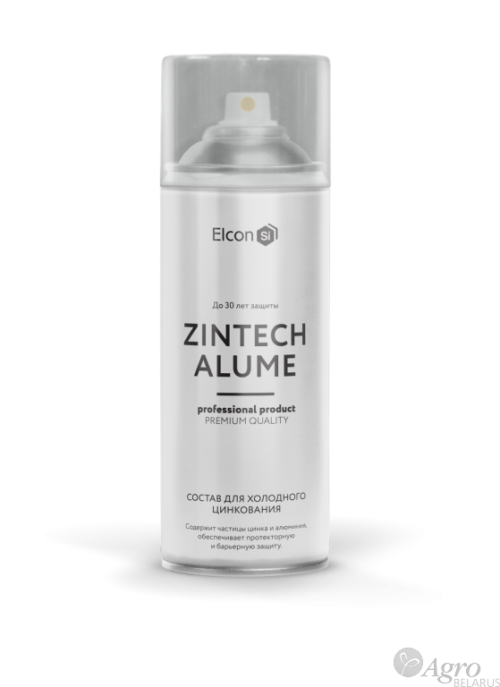Состав алюминиево-цинковый Elcon Zintech Alume для холодного цинкования, серебристый (аэрозоль 520 мл)