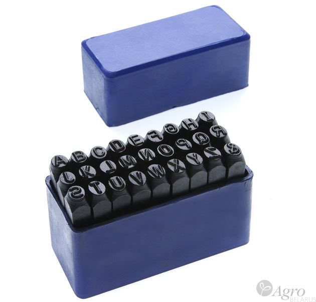 Клейма буквенные 12 мм