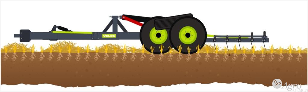 Борона тяжелая пружинная Veles БТ