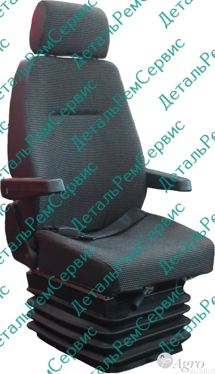 Сиденье 80К-6800010-02 (с подлокотниками, подголовником, ремнем без-ти, датчиком присутствия оператора)
