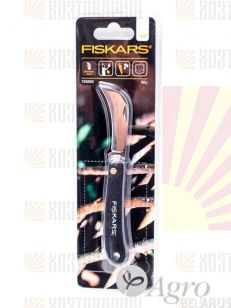 1001623 Нож садовый FISKARS изогнутый для прививок