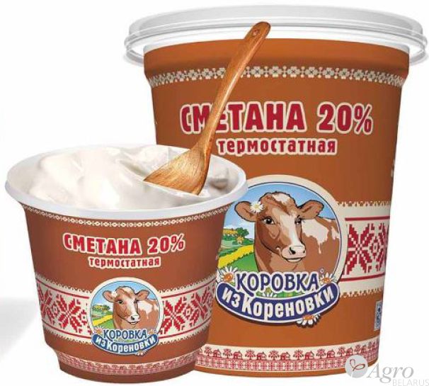 Сметана термостатная 20%