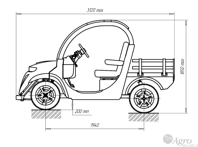 Элекар 5Е-TIGARBO 2Г (грузовой)