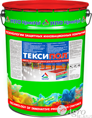 Эмаль для бетонных полов износостойкая ТЕКСИПОЛ (с добавлением микронизированного мрамора)