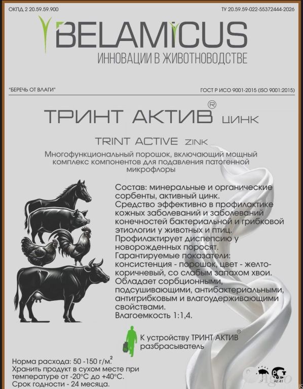 ТРИНТ АКТИВ цинк