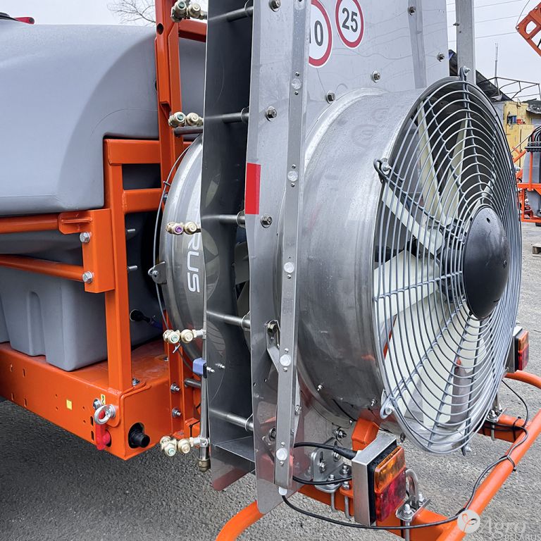 Опрыскиватель ЗУБР ПВ с двухвентиляторной приставкой “Колонна 2К”